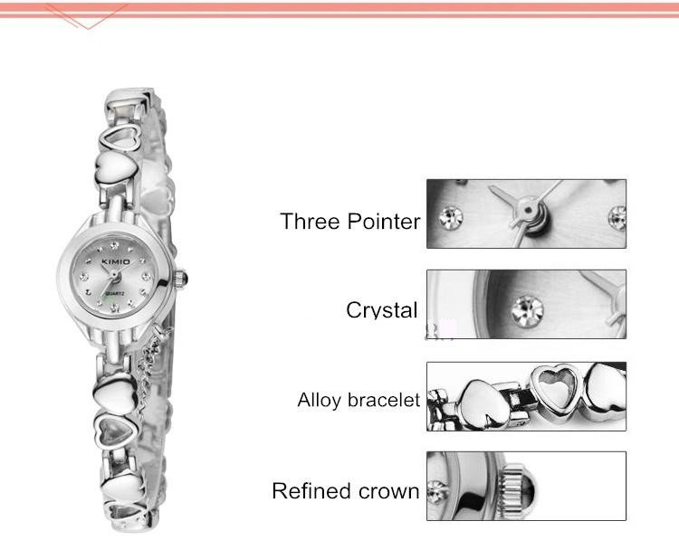 Kimio Stainless Steel Never Fade Original White Watch M01879