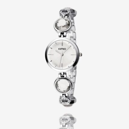 Kimio Stainless Steel Never Fade Original White Watch M01886