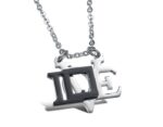 316L Stainless Steel 18K Gold Plated Couples Lovers Necklaces M01500