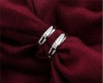 925 Silver Plated Couple Adjustable Rings M01610