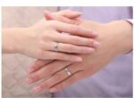 925 Silver Plated Couple Adjustable Rings M01610