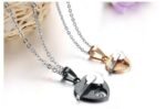 Lovers Gift Titanium Stainless Steel Couple Necklaces M01381