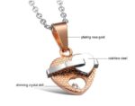 Lovers Gift Titanium Stainless Steel Couple Necklaces M01381