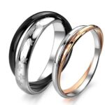 Lovers Gift Titanium Stainless Steel Couple Rings M01349