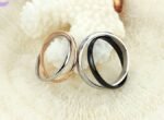 Lovers Gift Titanium Stainless Steel Couple Rings M01349