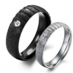 Lovers Gift Titanium Stainless Steel Couple Rings M01353