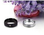 Lovers Gift Titanium Stainless Steel Couple Rings M01353