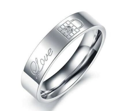 Lovers Gift Titanium Stainless Steel Couple Rings M01380