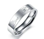 Lovers Gift Titanium Stainless Steel Couple Rings M01380