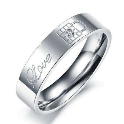 Lovers Gift Titanium Stainless Steel Couple Rings M01380