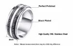 316L Stainless Steel Titanium Plated Men Ring M01725