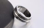 316L Stainless Steel Titanium Plated Men Ring M01725
