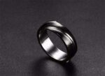316L Stainless Steel Titanium Plated Men Ring M01726