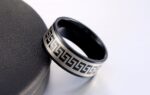 316L Stainless Steel Titanium Plated Men Ring M01729