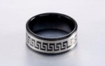316L Stainless Steel Titanium Plated Men Ring M01729