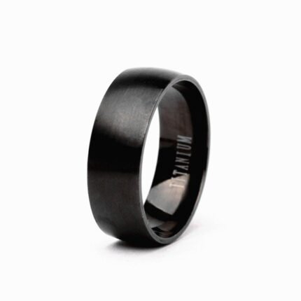 316L Stainless Steel Titanium Plated Men Ring M01730
