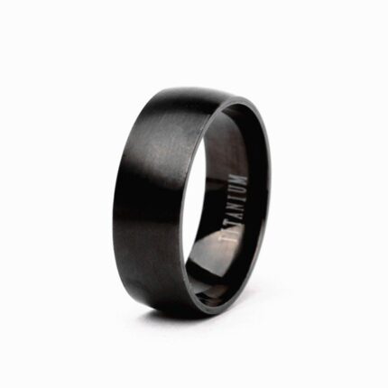 316L Stainless Steel Titanium Plated Men Ring M01730