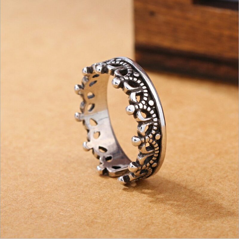 925 Silver Plated Austrian Crystal Adjustable Ring M01737