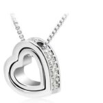 925 Silver Plated Austrian Crystal Necklace M01977