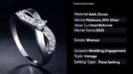 925 Silver Plated Austrian Crystal Ring M01698