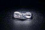 925 Silver Plated Austrian Crystal Ring M01698