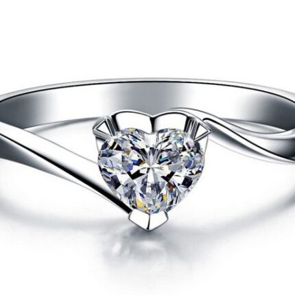 925 Silver Plated Austrian Crystal Ring M01707