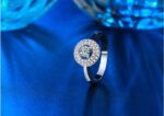 925 Silver Plated Austrian Crystal Ring M01709