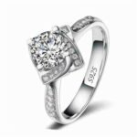 925 Silver Plated Austrian Crystal Ring M01710