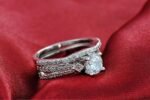 925 Silver Plated Austrian Crystal Ring M01711