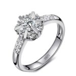 925 Silver Plated Austrian Crystal Ring M01713
