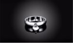 925 Silver Plated Heart Ring M01717