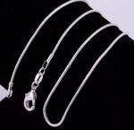925 Silver Plated Snake 24 inch Chain M01518