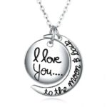 925 Silver Plated Stainless Steel I LOVE YOU Necklace M02125