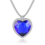 925 Silver Plated Swarovski Crystal Titanic Necklace M01675