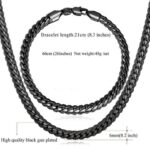 Black Gun Plated Environmental Friendly Copper Alloy Jewelry Set M01809