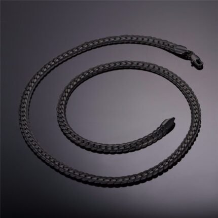Black Gun Plated Environmental Friendly Copper Alloy Jewelry Set M01809