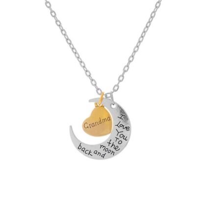 I Love You To The Moon and Back GrandMa Lover Necklace M01324