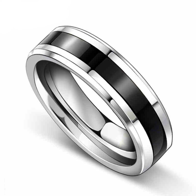 Lovers Gift Titanium Stainless Steel Couple Rings M01360 1 Lovers Gift Titanium Stainless Steel Couple Rings M01360