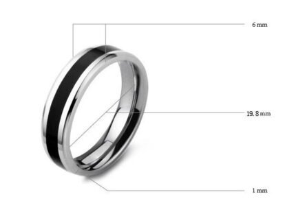 Lovers Gift Titanium Stainless Steel Couple Rings M01360