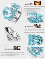 Platinum Plated 3 Times Austrian Crystal Enamel Jewellery Set M01456