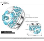 Platinum Plated 3 Times Austrian Crystal Enamel Jewellery Set M01456