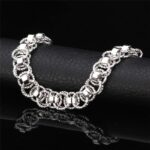 Platinum Plated Environmental Friendly Copper Alloy Bracelet M01629