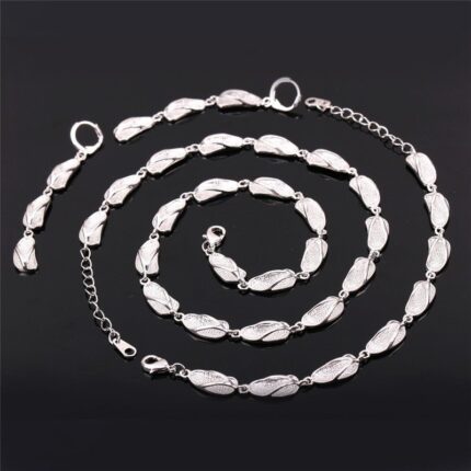 Platinum Plated Environmental Friendly Copper Alloy Jewelry Set M01570