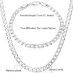 Platinum Plated Environmental Friendly Copper Alloy Jewelry Set M01807