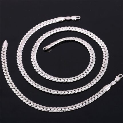 Platinum Plated Environmental Friendly Copper Alloy Jewelry Set M01811