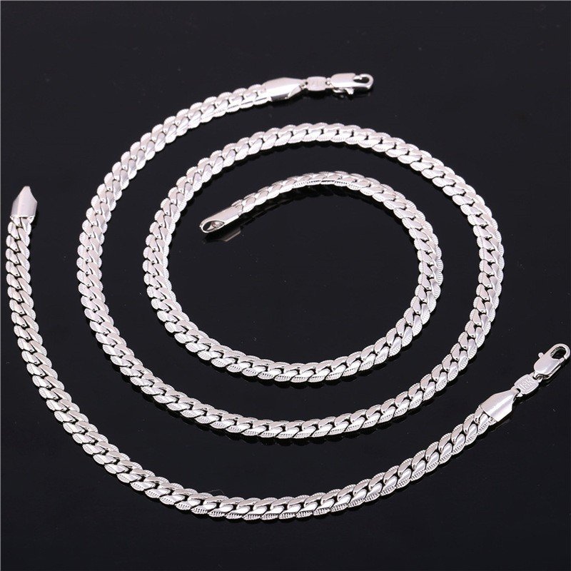 Platinum Plated Environmental Friendly Copper Alloy Jewelry Set M01811