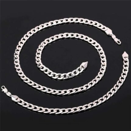 Platinum Plated Environmental Friendly Copper Alloy Jewelry Set M01816