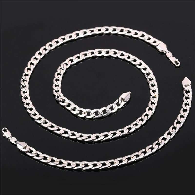 Platinum Plated Environmental Friendly Copper Alloy Jewelry Set M01816