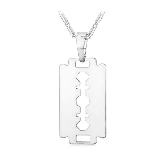 Platinum Plated Plated Environmental Friendly Copper Alloy Necklace M01642 1 Platinum Plated Plated Environmental Friendly Copper Alloy Necklace M01642