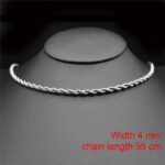 Platinum Plated Plated Environmental Friendly Copper Alloy Necklace M01658